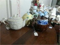 Three Teapots - Redware, Creamware & More