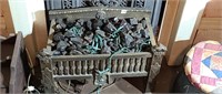 Cast Iron Fireplace Hearth Box With Coals