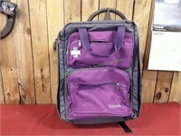 Gonex Purple And Grey Backpack Duffle Bag