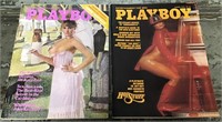 Vintage Playboy magazines (2) -1970's