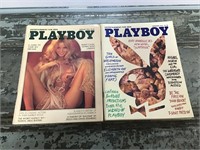 Vintage Playboy magazines (2) - 1970's