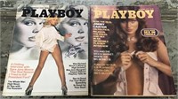 Vintage Playboy magazines (2) - 1970's