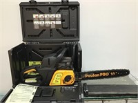 Poulan Pro 16" 35cc chain saw w/ case