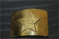 Brass Soviet Union Military Belt Buckle