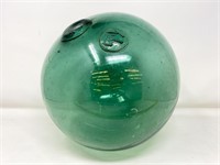 Stamped large Japanese Glass fishing float