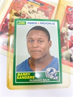 Large Barry Sanders Sportscards lot