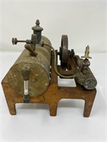 Vintage Cast iron steam engine toy (untested)