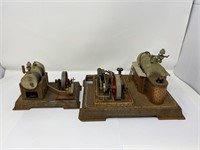 Two vintage toy steam engine toys (untested)