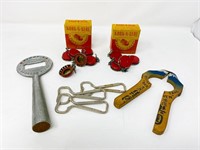 Vintage primo, Sapporo beer openers and more...