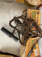 Decoy wgts, duck call, whistle