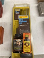 Rifle cleaning kit, solvents