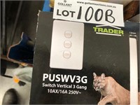 10 x Trader Triple Surface Switch, PUSWV3G