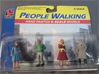 People Walking - Hand Painted G Scale Models