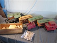 *Neat Handcrafted Wood Train Set - By the Muraski
