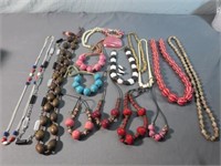 Colorful Selection of Costume Jewelry A
