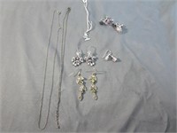 Silver Plated Costume Jewelry