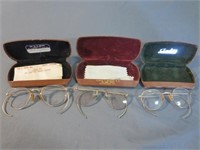 (3) Pairs of Vintage Eye Glasses B