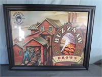 *Buzzsaw Brown Seasonal Ale Framed Print