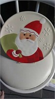 Santa Claus Christmas plate serving plate