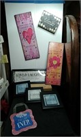 8 piece Love lot
These pictures and wall