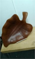 Walnut hand carved serving dish 31" X 8". Very