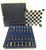 Deluxe Brass Chess Set