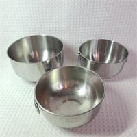 3 Stainless Steel Mixing Bowls