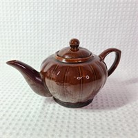 Vintage Stoneware Tea Pot With Lid