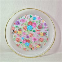 Large Floral Serving Tray