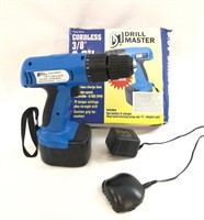 Drill Master 9.6 Volt Cordless Drill w/Charger