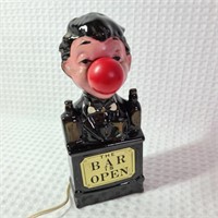 Vintage The Bar Is Open Figurine