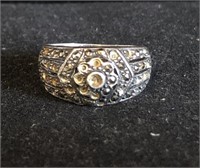 925 Sterling Silver Ring w/Gemstones VERY NICE!