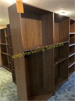 (2) Wood Shelf Units