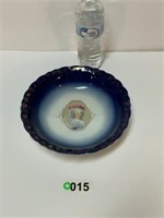 Antique Flo blue lady bowl