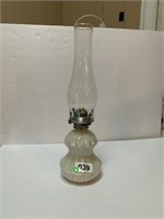 Glass base oil lamp