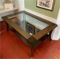 Coffee table wood and metal