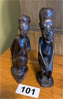 Pair of small original African  sculptures