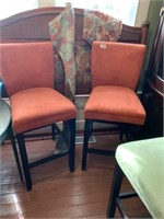 Pair of Micro Fiber Bar stools