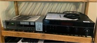 Insignia AM/FM radio, Akai stereo cassette deck