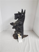 Large Scotty dog door stop