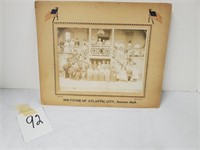 1898 Picture "Souveniour from Atlantic City"