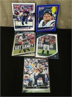 (5) JJ Watt Football Cards