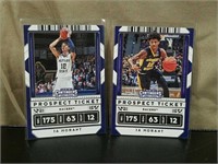 (2) Rare Ja Morant College Basketball Cards