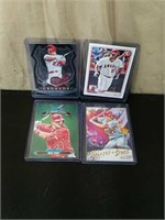 (4) Mint Mike Trout Baseball Cards