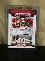 Tua Tagovailoa/Jerry Jeudy Rookie Football Card