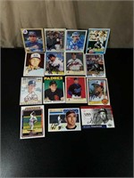 (15) Rare Autographed Baseball Cards