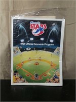 1991 Huntsville Stars Official Souvenir Program