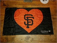 San Francisco Giants Heart Flag