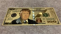 Federal Trump Note Gold Foiled Novelty #1