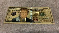 Federal Trump Note Gold Foiled Novelty #2